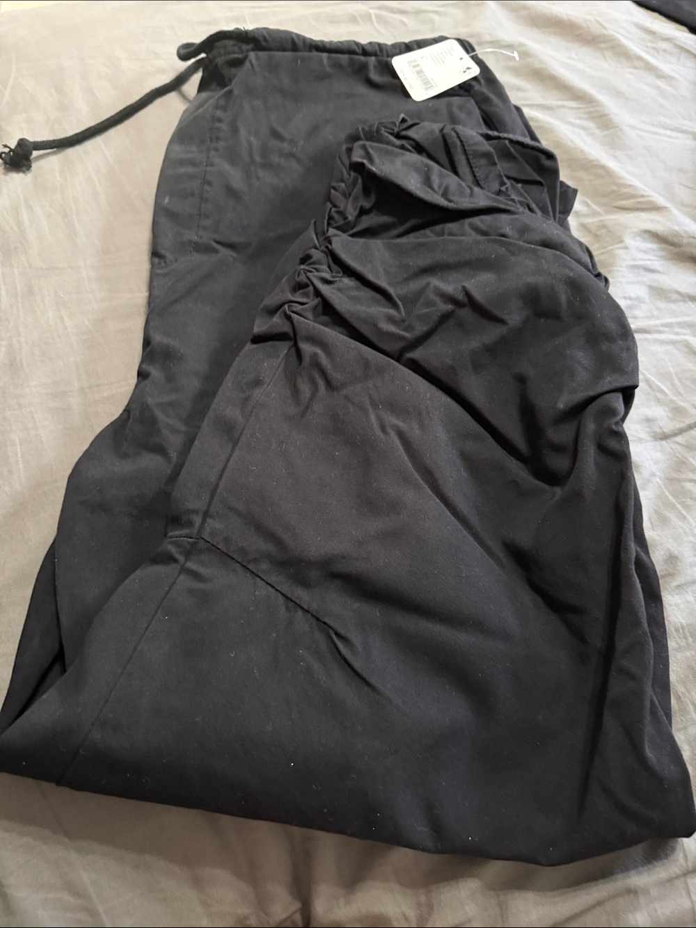 NWT Free People Women’s Black Drawstring Jogger Pants - small